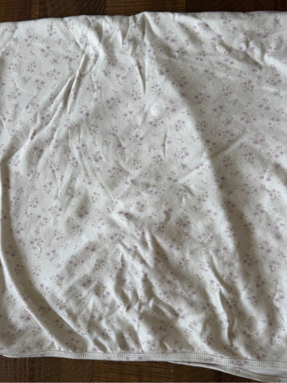 Little & Fern Lavender Ditsy Floral Swaddle Blanket